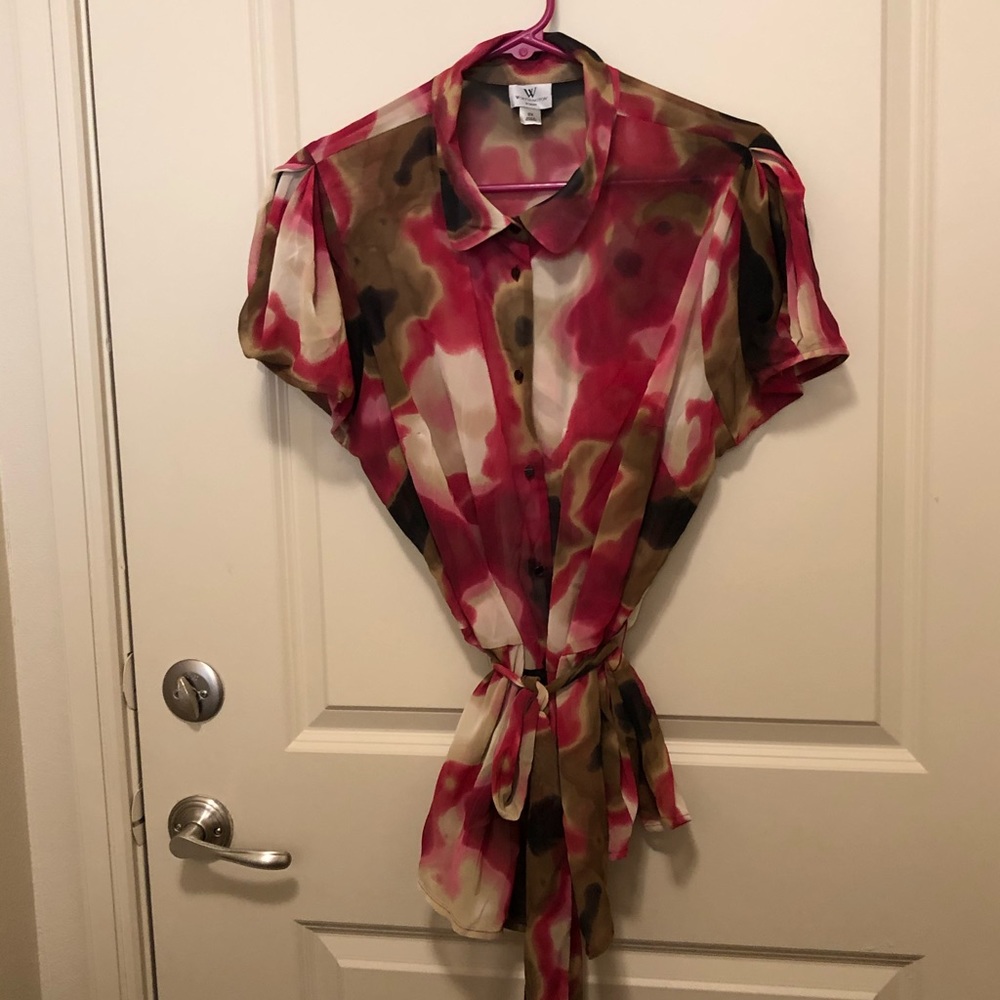 Sheer Rose Worthington Blouse